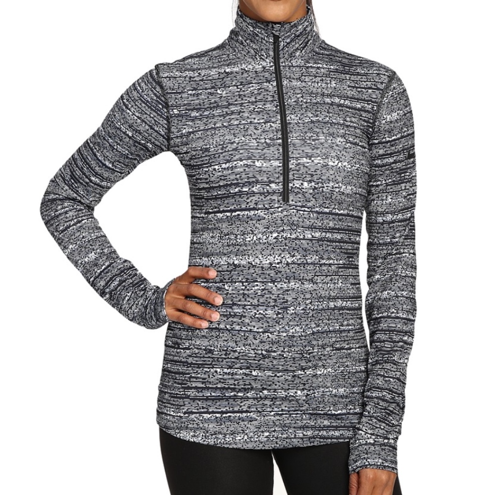 🔥 SALE NWOT Nike Pro Warm 1/2 Zip Pullover Top